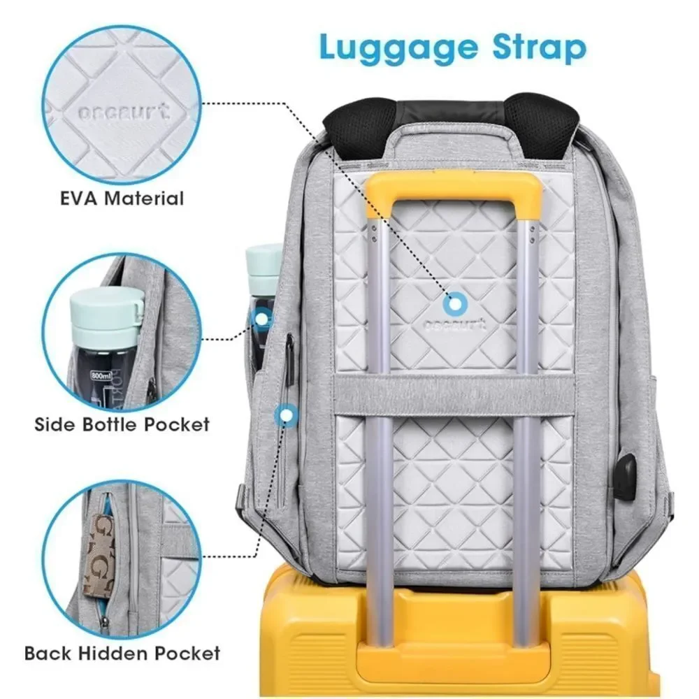 OSCAURT Anti-Theft Travel Business Backpack